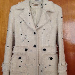 White wool jacket, size S
